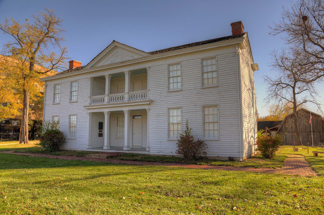 Large white house