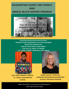 Washington-Chapel-CME-Church-2026-Annual-Black-History-Program flyer